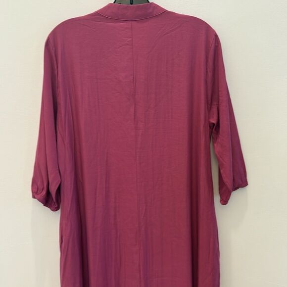 Lian Cotton? Midi Purple Lightweight Dress size Extra Large - Picture 4 of 9